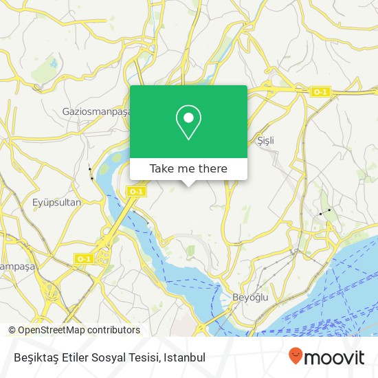 Beşiktaş Etiler Sosyal Tesisi map