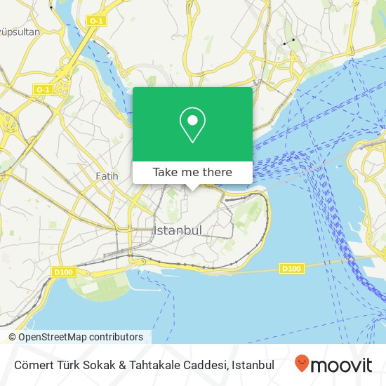 Cömert Türk Sokak & Tahtakale Caddesi map