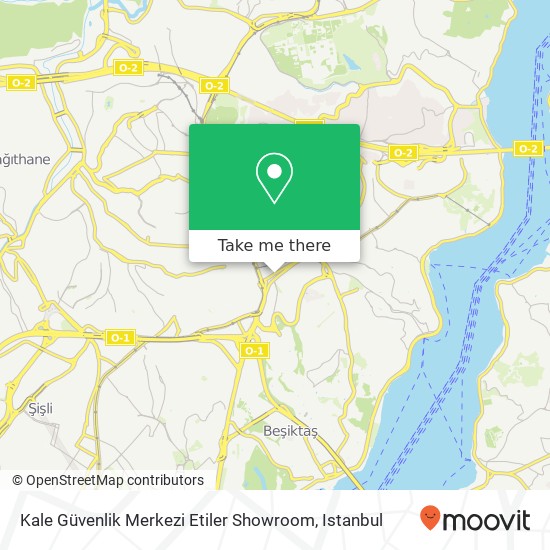 Kale Güvenlik Merkezi Etiler Showroom map