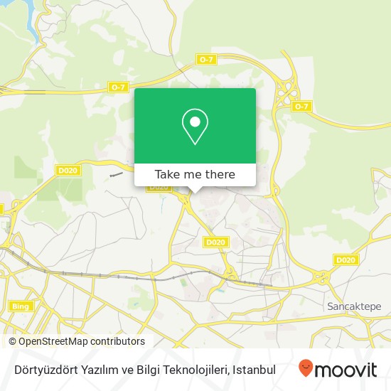 Dörtyüzdört Yazılım ve Bilgi Teknolojileri map