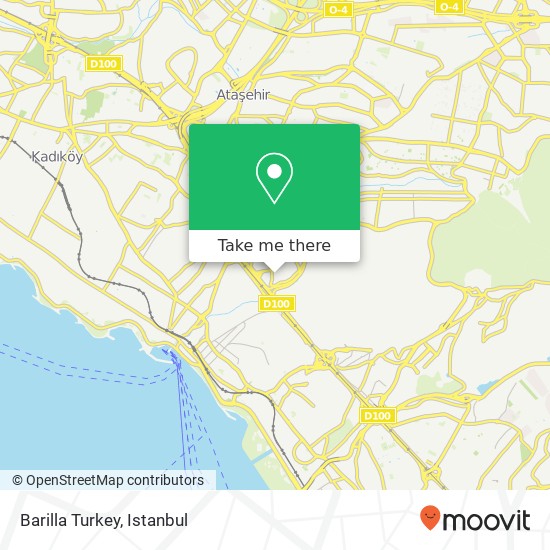 Barilla Turkey map