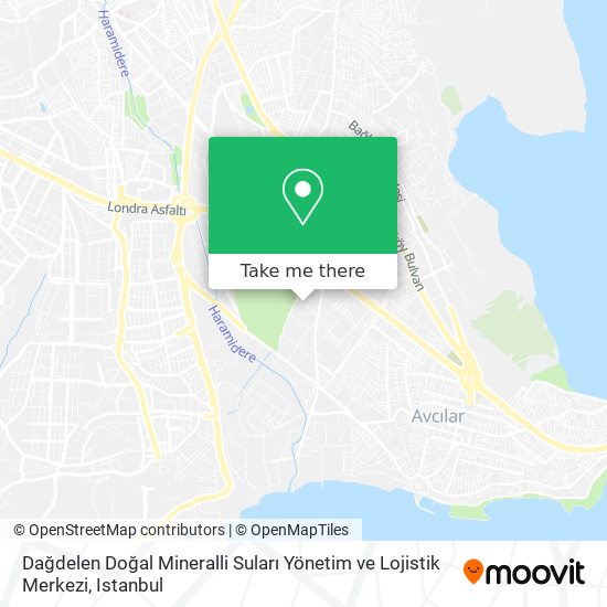 Dağdelen Doğal Mineralli Suları Yönetim ve Lojistik Merkezi map