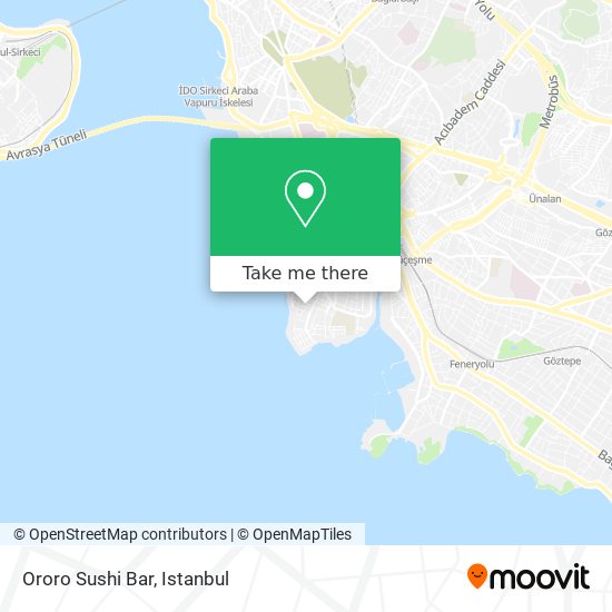 Ororo Sushi Bar map