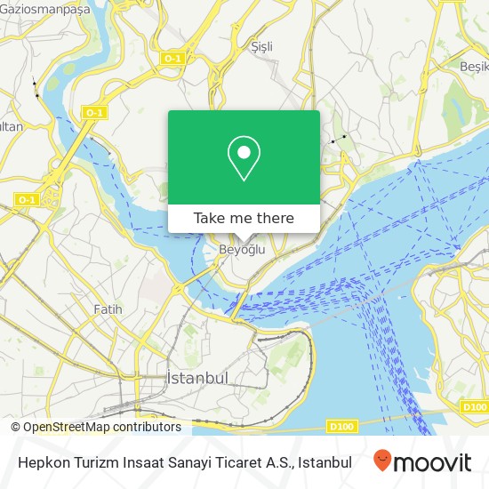 Hepkon Turizm Insaat Sanayi Ticaret A.S. map