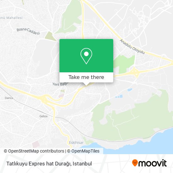 Tatlıkuyu Expres hat Durağı map