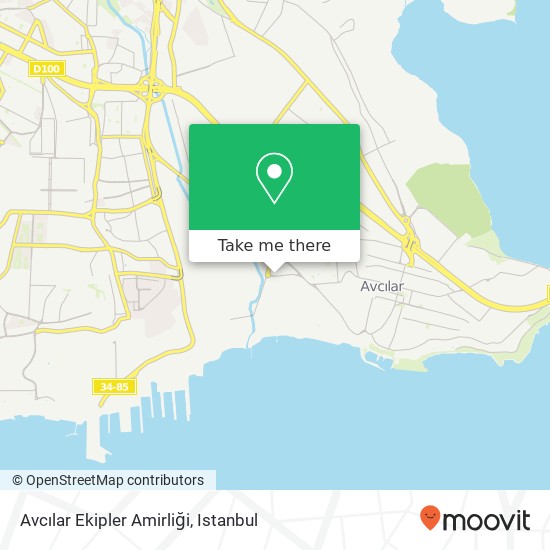 Avcılar Ekipler Amirliği map