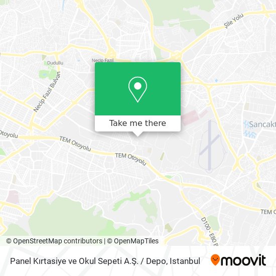 Panel Kırtasiye ve Okul Sepeti A.Ş. / Depo map
