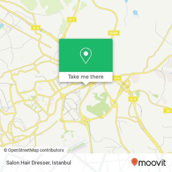 Salon Hair Dresser map