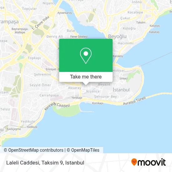 Laleli Caddesi, Taksim 9 map