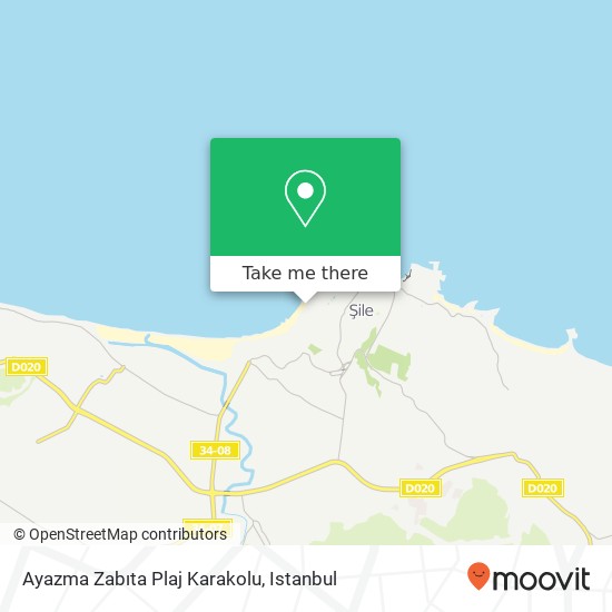 Ayazma Zabıta Plaj Karakolu map