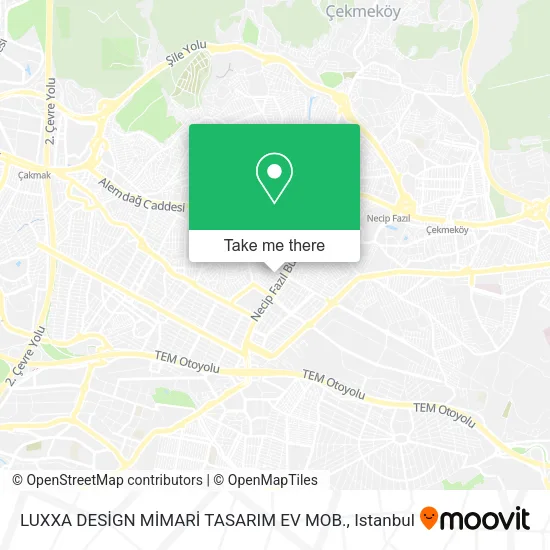 LUXXA DESİGN MİMARİ TASARIM EV MOB. map