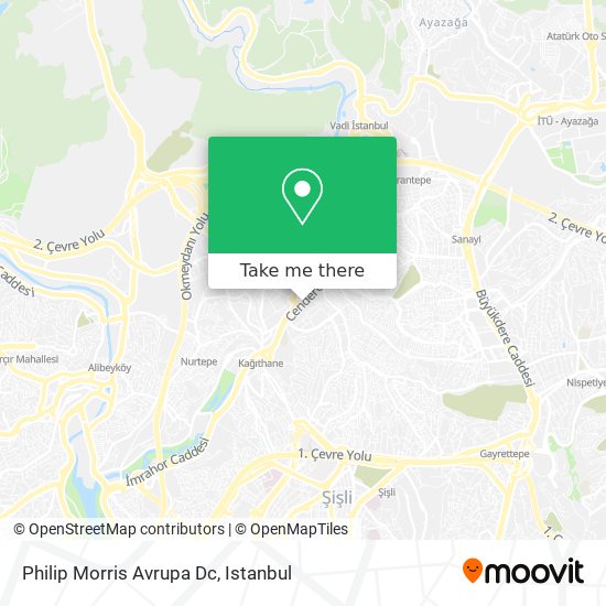 Philip Morris Avrupa Dc map