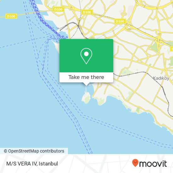 M/S VERA IV map