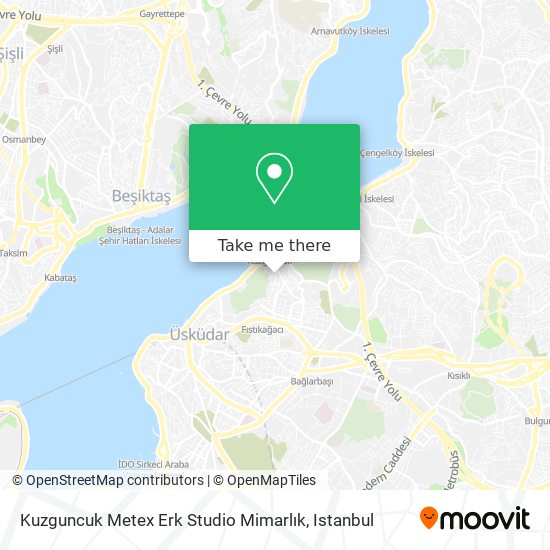 Kuzguncuk Metex Erk Studio Mimarlık map