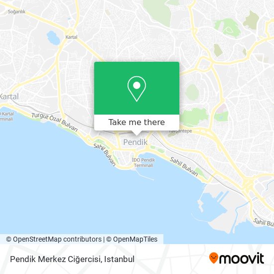 Pendik Merkez Ciğercisi map
