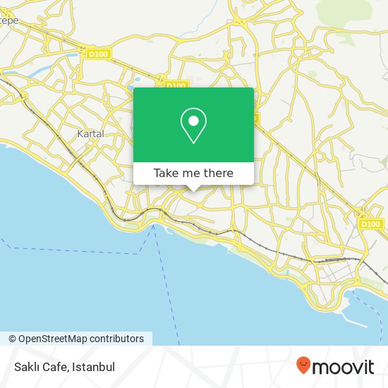 Saklı Cafe map