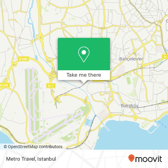 Metro Travel map