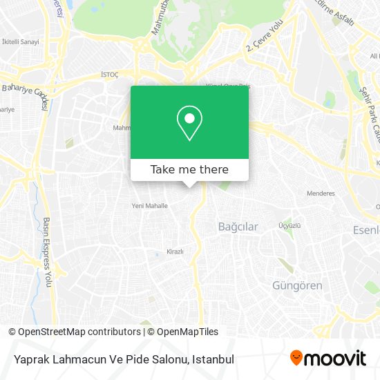 Yaprak Lahmacun Ve Pide Salonu map
