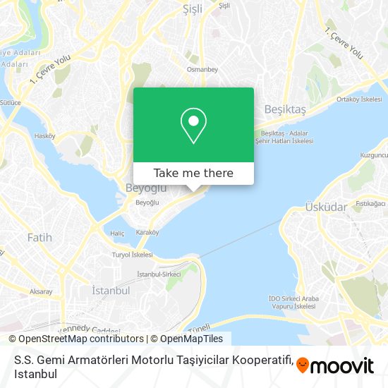 S.S. Gemi Armatörleri Motorlu Taşiyicilar Kooperatifi map