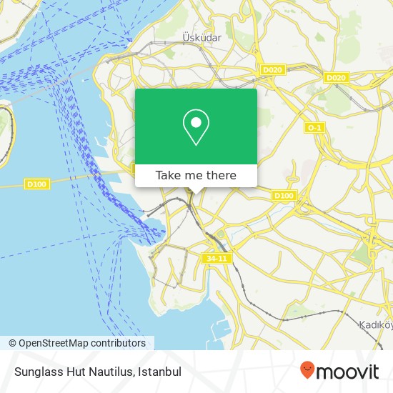 Sunglass Hut Nautilus map