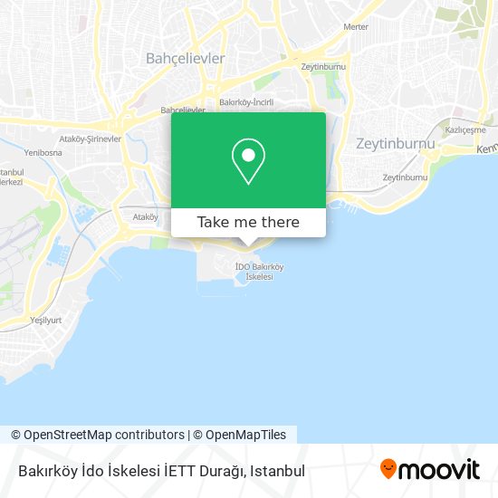 Bakırköy İdo İskelesi İETT Durağı map