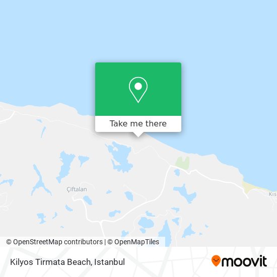 Kilyos Tirmata Beach map