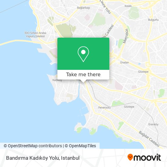 Bandırma Kadıköy Yolu map