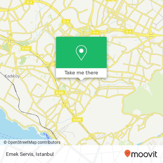 Emek Servis map