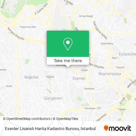 Esenler Lisanslı Harita Kadastro Burosu map