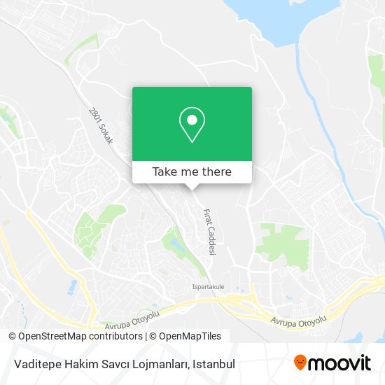 Vaditepe Hakim Savcı Lojmanları map