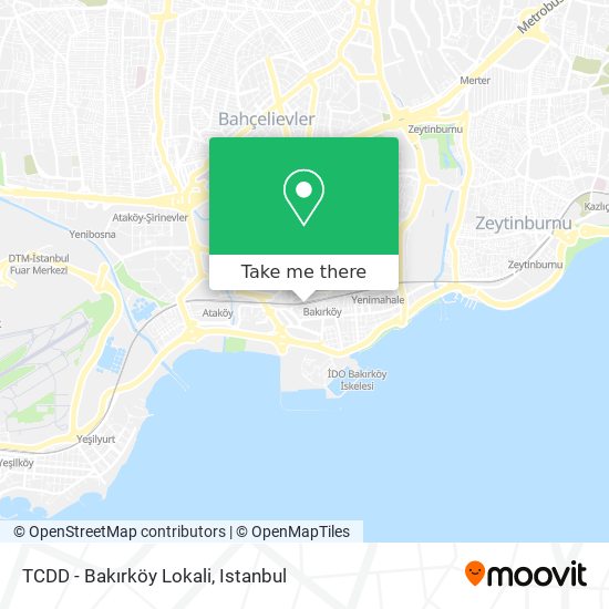TCDD - Bakırköy Lokali map