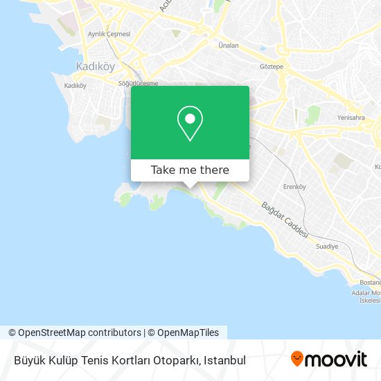 Büyük Kulüp Tenis Kortları Otoparkı map