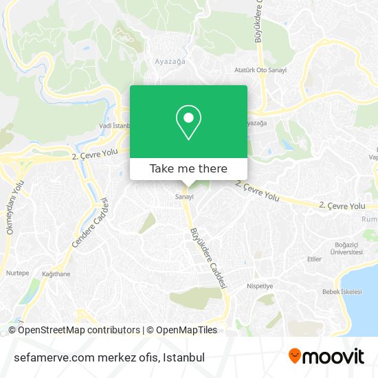 sefamerve.com  merkez ofis map