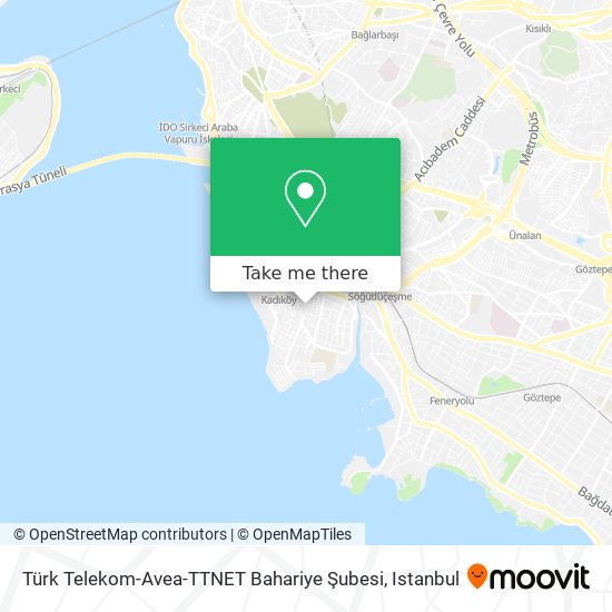 Türk Telekom-Avea-TTNET Bahariye Şubesi map