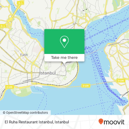 El Ruha Restaurant Istanbul map