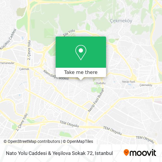 Nato Yolu Caddesi & Yeşilova Sokak 72 map