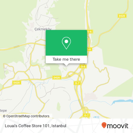 Louai's Coffee Store 101 map