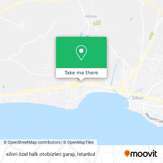 silivri özel halk otobürleri garajı map