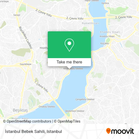 İstanbul Bebek Sahili map