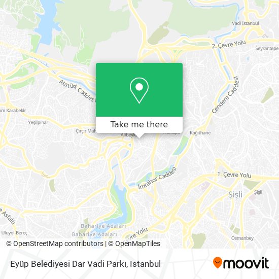 Eyüp Belediyesi Dar Vadi Parkı map