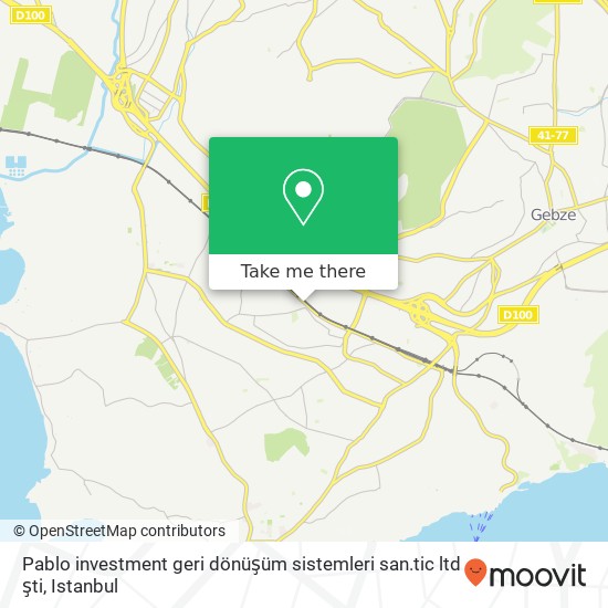 Pablo investment geri dönüşüm sistemleri san.tic ltd şti map