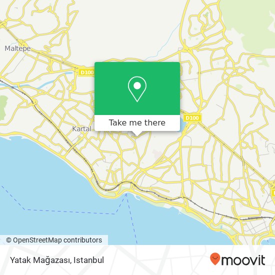 Yatak Mağazası map