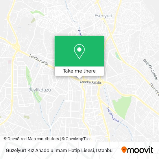 Güzelyurt Kız Anadolu İmam Hatip Lisesi map