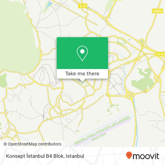 Konsept İstanbul B4 Blok map