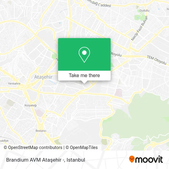 Brandium AVM Ataşehir - map