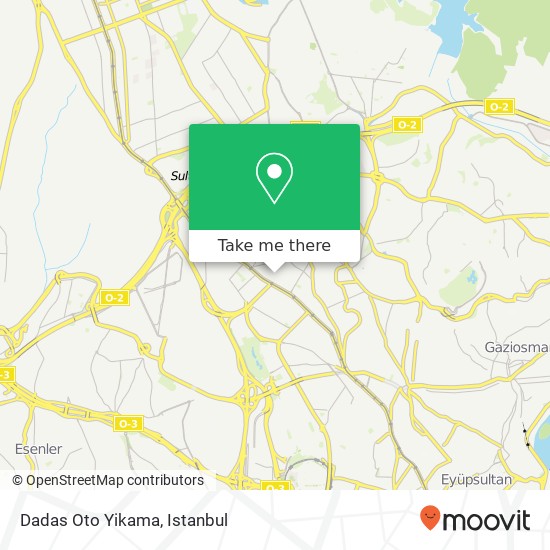 Dadas Oto Yikama map