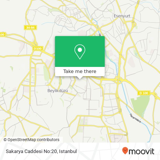 Sakarya Caddesi No:20 map