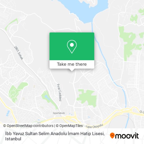 İbb Yavuz Sultan Selim Anadolu İmam Hatip Lisesi map