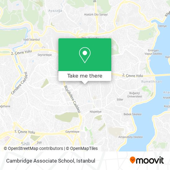 Cambridge Associate School map