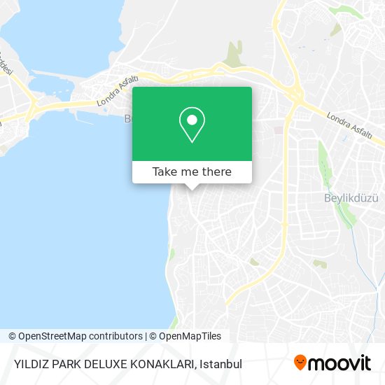 YILDIZ PARK DELUXE KONAKLARI map